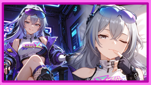 base miniatura Honkai Star Rail - Silver Wolf lv999 shows you why she's the best!